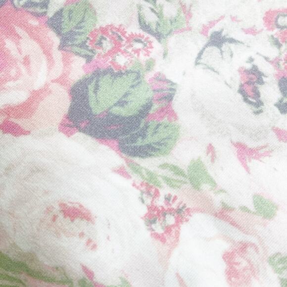 LoveShackFancy Women's Dalary Floral‎ Scoop Neck Puffed Sleeve Dress Size Medium - Picture 4 of 6